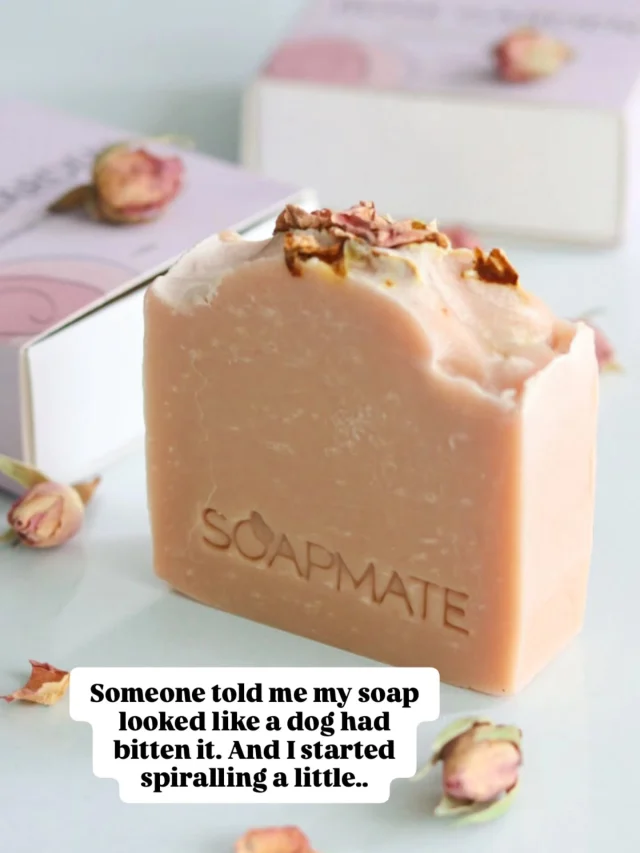 Someone jokingly told me my soap looked like something had taken a bite out of it. And I'd be lying if I said it didn't make me second-guess myself a little..

The wave on top of each SOAPMATE bar is one of my favourite parts of the whole process - a technique soapmakers have used for years as a kind of handmade signature. No two bars look exactly alike. To me, that's the point.

But for a moment I genuinely considered changing it. Smoother tops, more uniform bars, something that looked less "questionable" at first glance. And then I realised that was exactly the direction I never wanted to take SOAPMATE in.

The imperfection is the proof it was made by hand and not a machine.. Swipe through for the full story.

.

.

.

#handgemaaktezeep #ambachtelijkezeep #puurnatuur #smallbatchsoap #zeepmaker