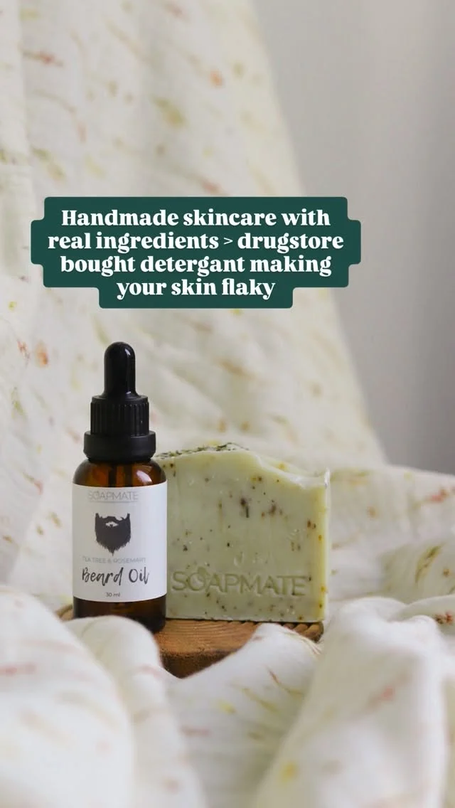 I'm sorry to say this, but there is no room for comparison between skincare you buy off of a supermarket/drugstore shelf and one that is handmade with care and your wellbeing in mind..

It’s not just the price tag, but the intention behind both. Handmade skincare - especially when made with natural ingredients (meaning no artifical dyes, fragrances, etc) will be like a breath of fresh air for your skin. It's gentle and one of a kind. Once you try it, there's no coming back to the perfume overload in your local drugstore.

Try SOAPMATE and see for yourself - now we are running our summer sale with up to -60% off on the full collection! So this is the best time to discover your new favourite soaps and skincare 😊✨️

.

.

.

#natuurlijkeingrediënten #zeepjes #slowliving #naturalskincare #handgemaaktzeep