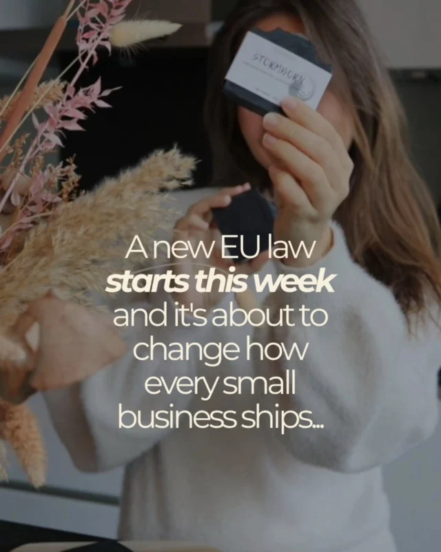 I didnt plan on posting about this topic, but I wanted to be open about it instead of pretending everything runs perfectly smooth back here..

From 12 August, the EU's new packaging regulation applies across every member of the union. It covers packaging materials, labelling and documentation, and there's no exemption for small or micro businesses, so that includes SOAPMATE as well..

I'm not going to pretend this isn't a lot to take in as a one-person operation. But I'd rather adapt and bring you along for it than stay quiet and hope no one notices..

If you run a small business too, or you're just curious what this actually means behind the scenes, follow along. I'll be sharing what changes as I work through it..

You can find the petition and feedback form links in my stories, if you'd like to show your support 🙏

.

.

.

#smallbusinesscheck #smallbusinessowner #ppwr #europeancrafts #epr

EU packaging for small businesses ● PPWR ● small business EU trade ● new packaging regulations for EU businesses ● shipping in European union